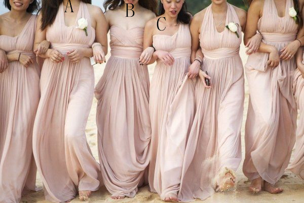 long chiffon bridesmaid dresses