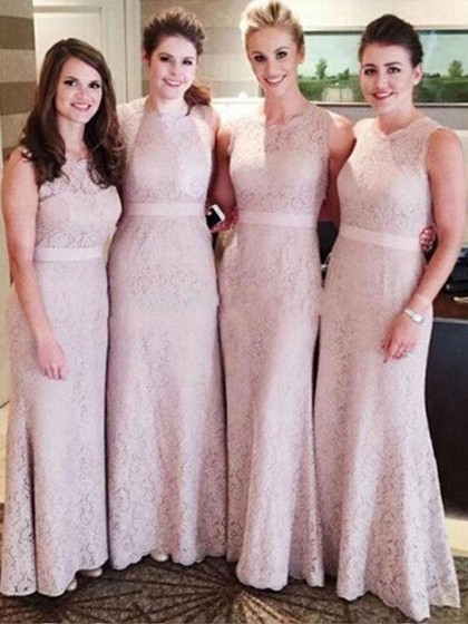 beautiful pink bridesmaid dresses