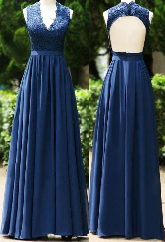 dark blue dress for women