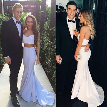 prom white