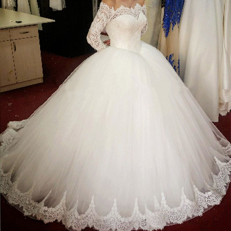 wedding dress ball gown off shoulder