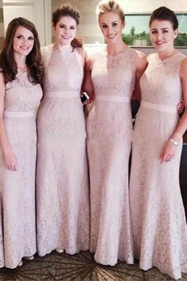 Light Pink Bridesmaid Dresses